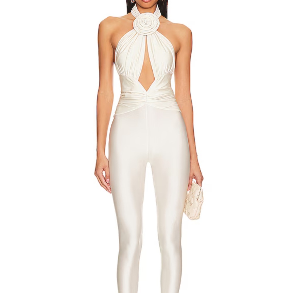 Ronny Kobo - Abreen Catsuit in Pearl